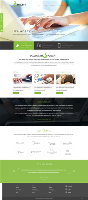 Web Design by pb for 36-percent.com | Design: #3604234