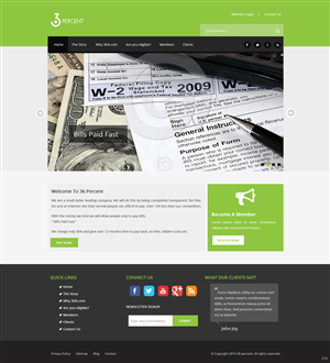 Web Design by pb for 36-percent.com | Design: #3604247
