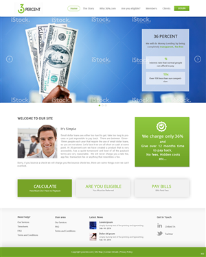 Web Design by pb for 36-percent.com | Design: #3604250