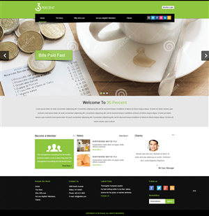 Web Design by pb for 36-percent.com | Design: #3604263