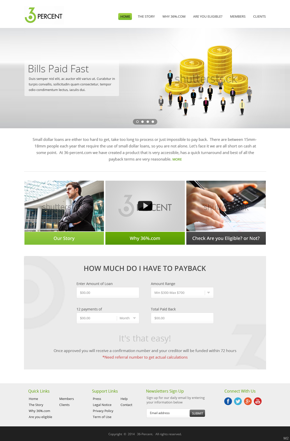 Diseño Web por pb para 36-percent.com | Diseño #3604268