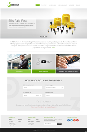 Web Design by pb for 36-percent.com | Design: #3604268