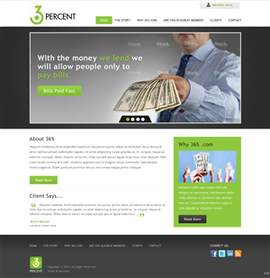 Web Design by pb for 36-percent.com | Design: #3604705