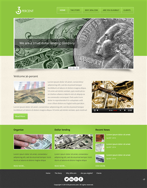 Web Design by pb for 36-percent.com | Design: #3604709