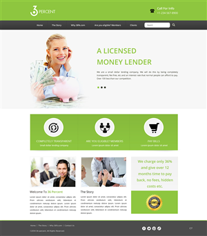 Web Design by pb for 36-percent.com | Design: #3604715