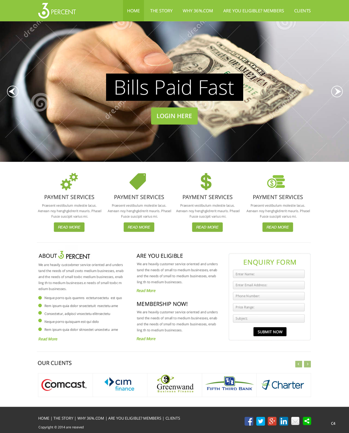Web Design by pb for 36-percent.com | Design #3612689