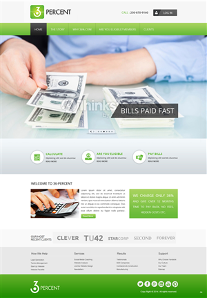 Web Design by pb for 36-percent.com | Design: #3612693