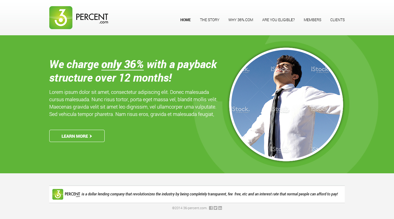 Web Design par MIND pour 36-percent.com | Design #3639660