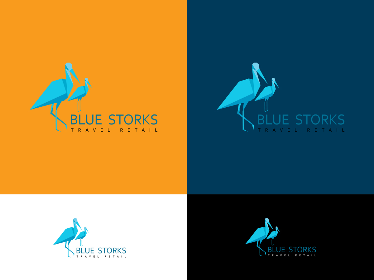 Logo-Design von RoundYellow für Blue Storks s.p.r.l. | Design #3591410