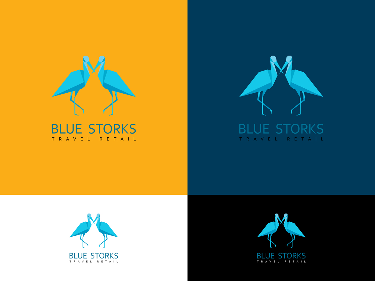 Logo-Design von RoundYellow für Blue Storks s.p.r.l. | Design #3591430