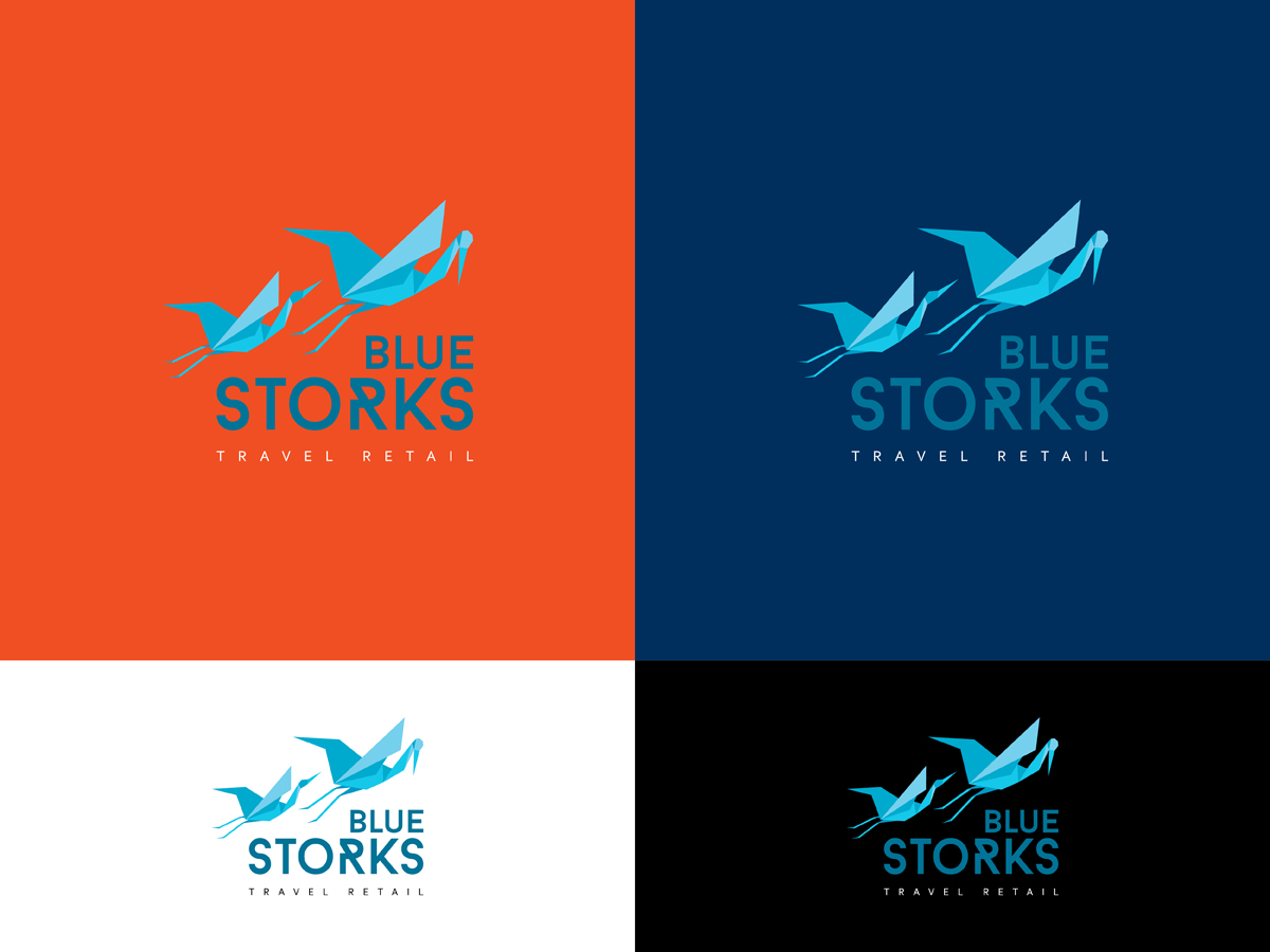Logo-Design von RoundYellow für Blue Storks s.p.r.l. | Design #3596891
