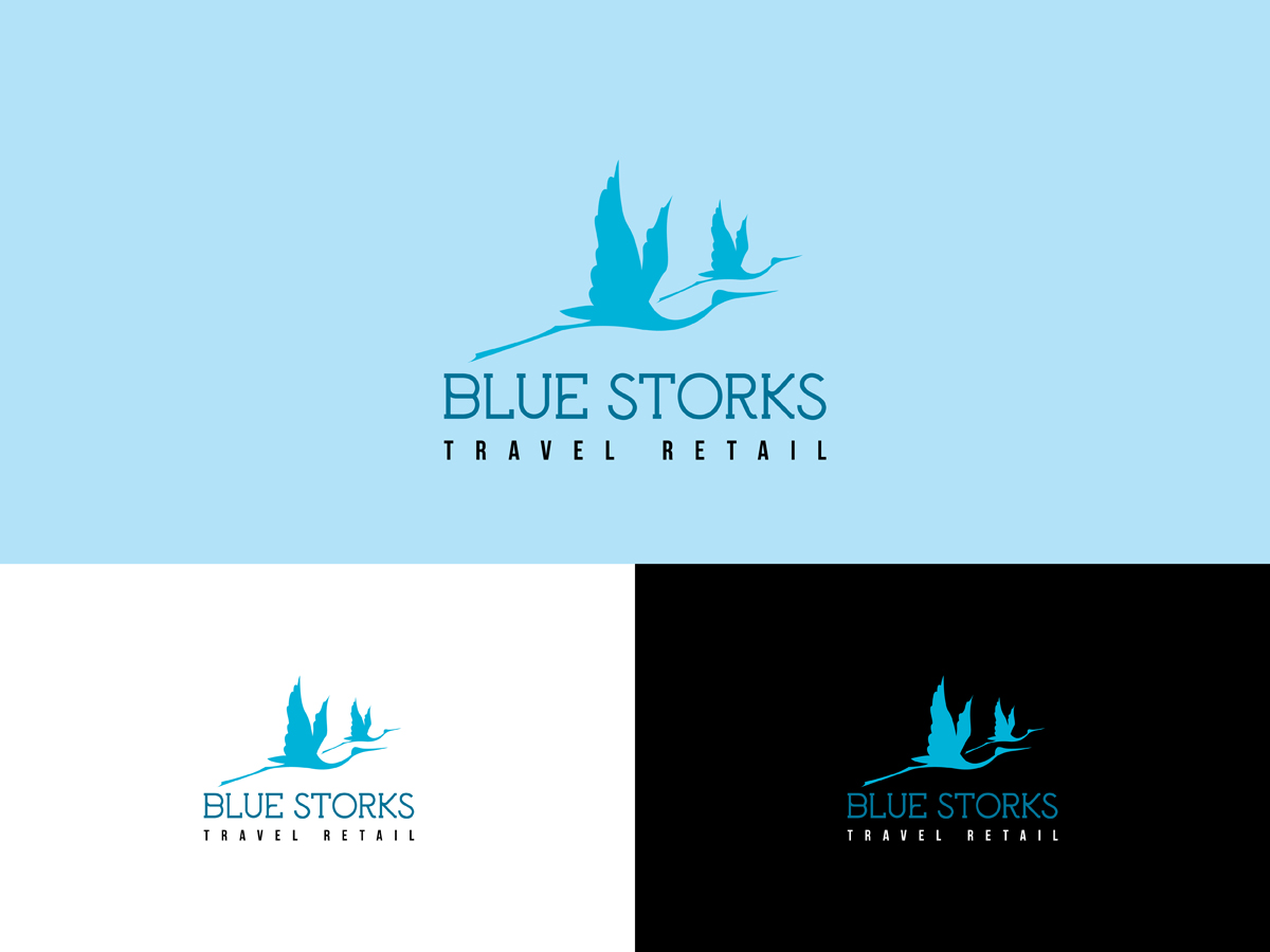 Logo Design by RoundYellow for Blue Storks s.p.r.l. | Design #3597983