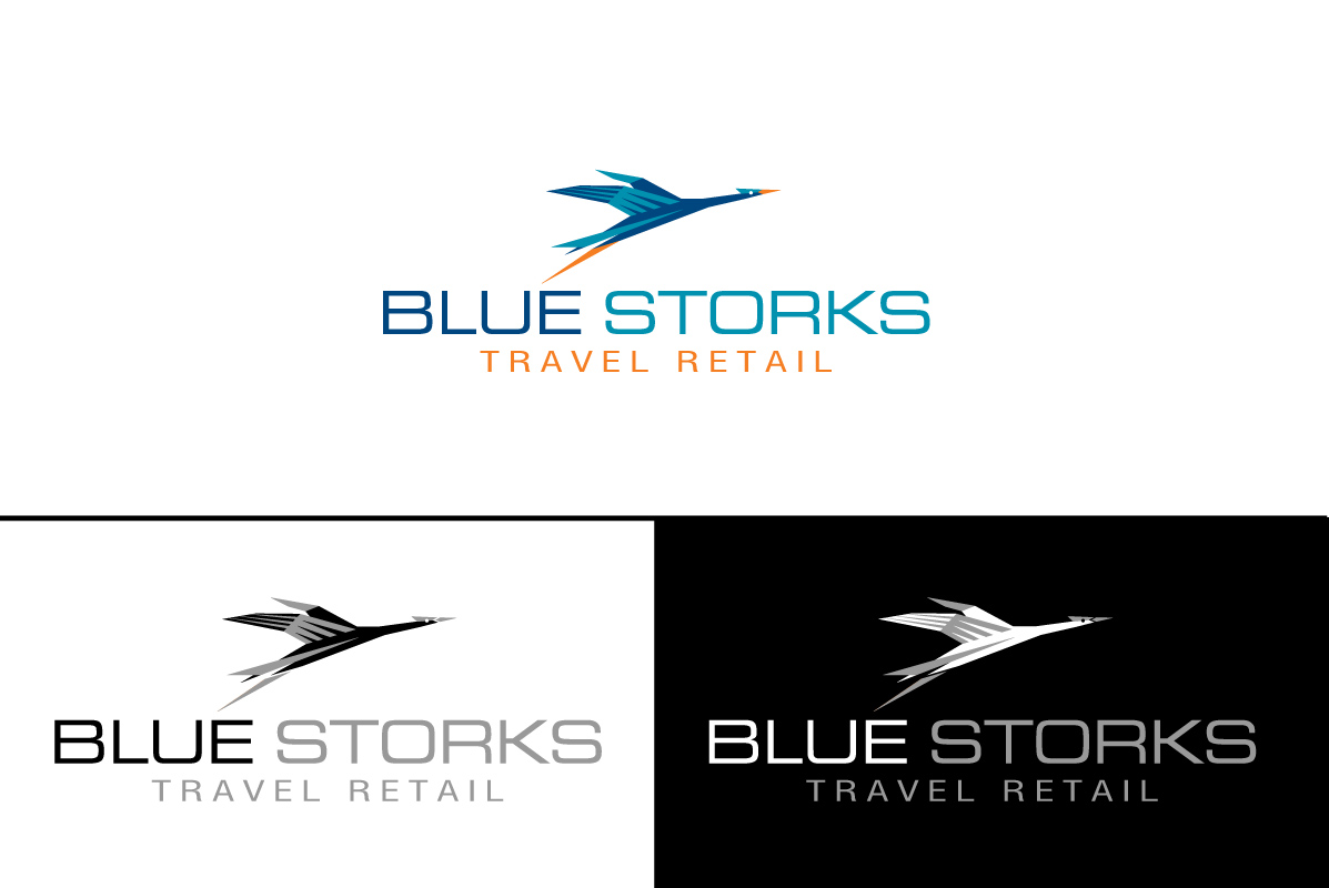 Logo Design by instudio for Blue Storks s.p.r.l. | Design #3609910