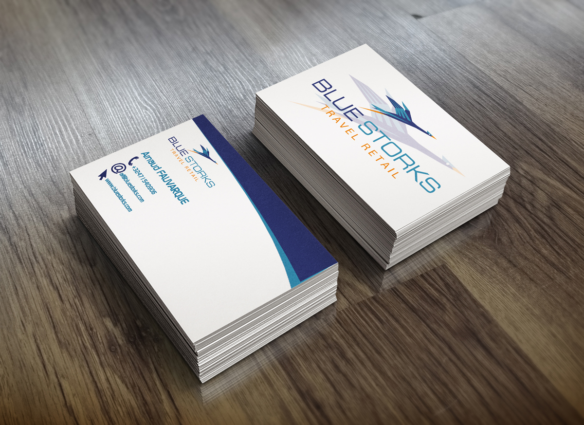 Business Card Design by mihalceart for Blue Storks s.p.r.l. | Design #3610954