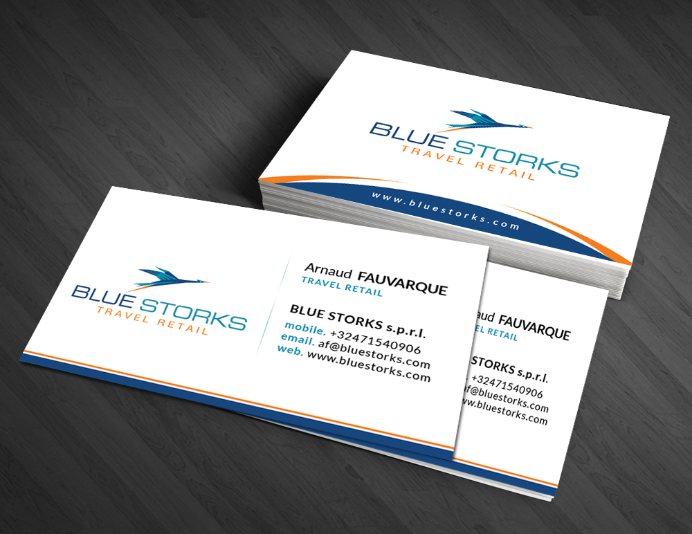 Diseño de Tarjeta de Presentación por  Artman para Blue Storks s.p.r.l. | Diseño #3611076