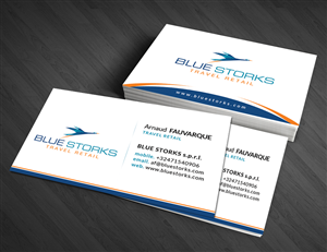 Business Card Design by  Artman for Blue Storks s.p.r.l. | Design: #3611076