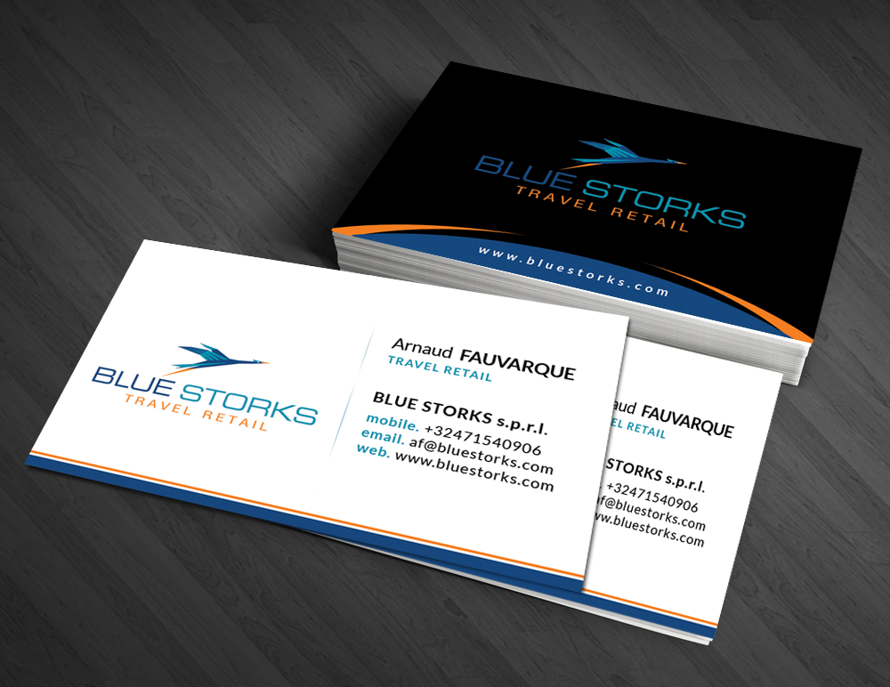 Diseño de Tarjeta de Presentación por  Artman para Blue Storks s.p.r.l. | Diseño #3611077