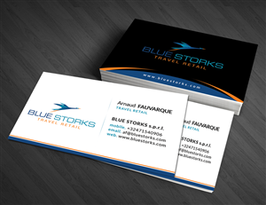 Business Card Design by  Artman for Blue Storks s.p.r.l. | Design: #3611077