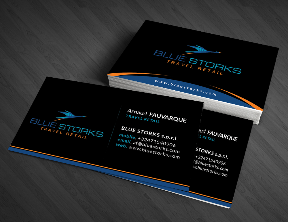 Diseño de Tarjeta de Presentación por  Artman para Blue Storks s.p.r.l. | Diseño #3611078
