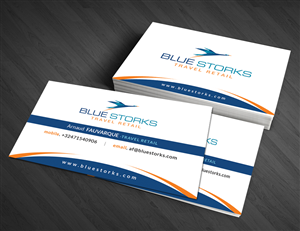 Business Card Design by  Artman for Blue Storks s.p.r.l. | Design: #3611079
