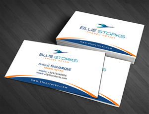 Business Card Design by  Artman for Blue Storks s.p.r.l. | Design: #3611082