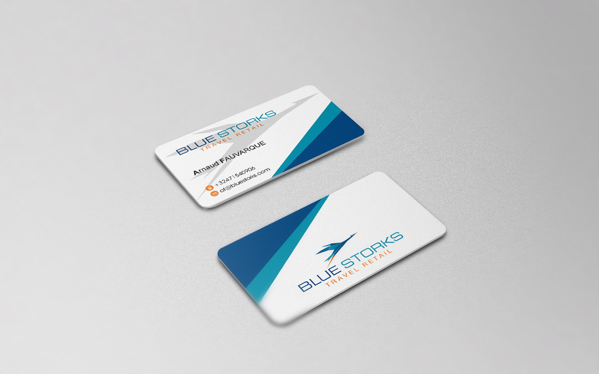Visitenkarten-Design von ika_iko für Blue Storks s.p.r.l. | Design #3612150
