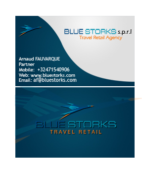 Business Card Design by SamyPhotoshop for Blue Storks s.p.r.l. | Design: #3611956
