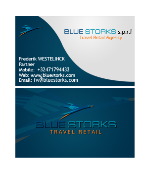 Diseño de Tarjeta de Presentación por SamyPhotoshop para Blue Storks s.p.r.l. | Diseño #3612097