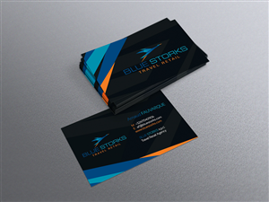 Business Card Design by diRtY.EMM for Blue Storks s.p.r.l. | Design: #3610988