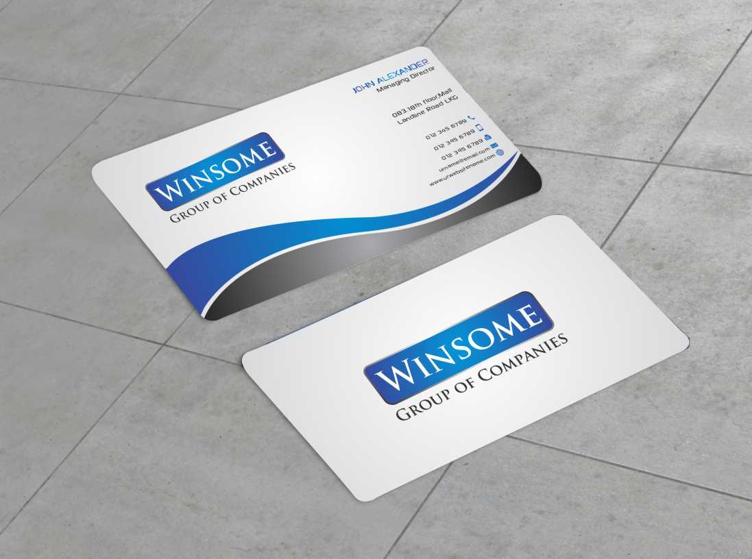 Design de Carte de Visite par zarnab pour Winsom Business Solutions, LLC. | Design : #3588113