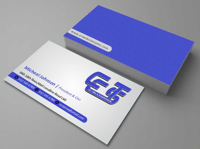 Business Card Design by AwsomeD for CC Tire & Suspension | Design #3587824