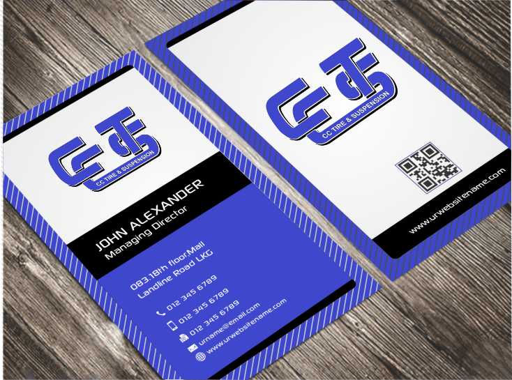 Business Card Design by AwsomeD for CC Tire & Suspension | Design #3587827
