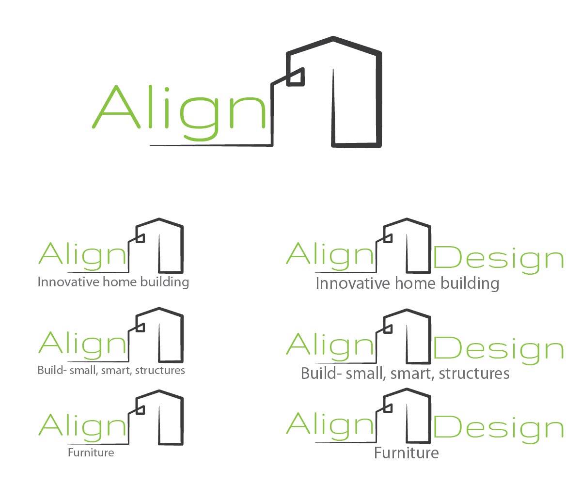 Diseño de Logo por Elizabeta para Align design build | Diseño #3617818