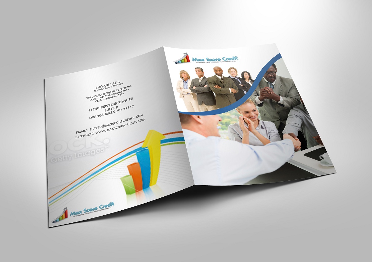 Brochure Design by Smart Line Adv for Max Score Credit LLC | Design #3618834