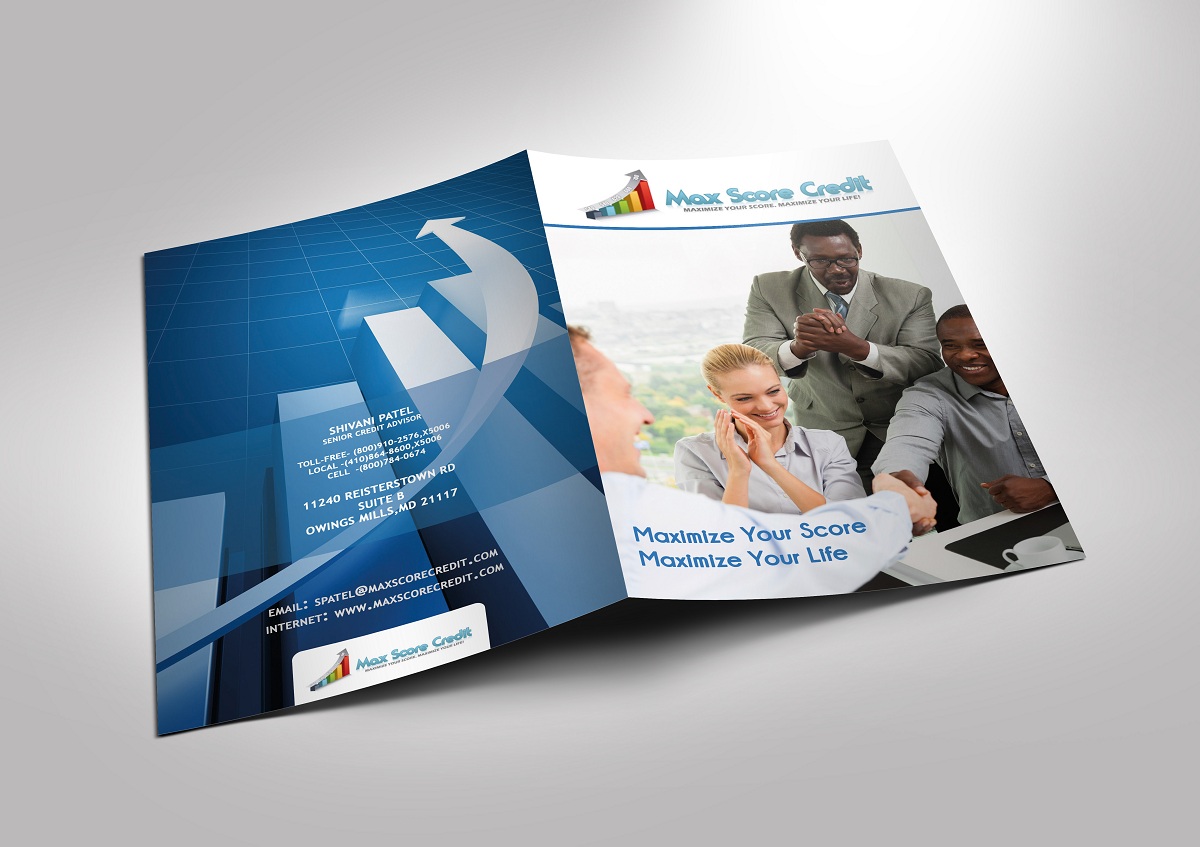 Brochure Design by Smart Line Adv for Max Score Credit LLC | Design #3623489
