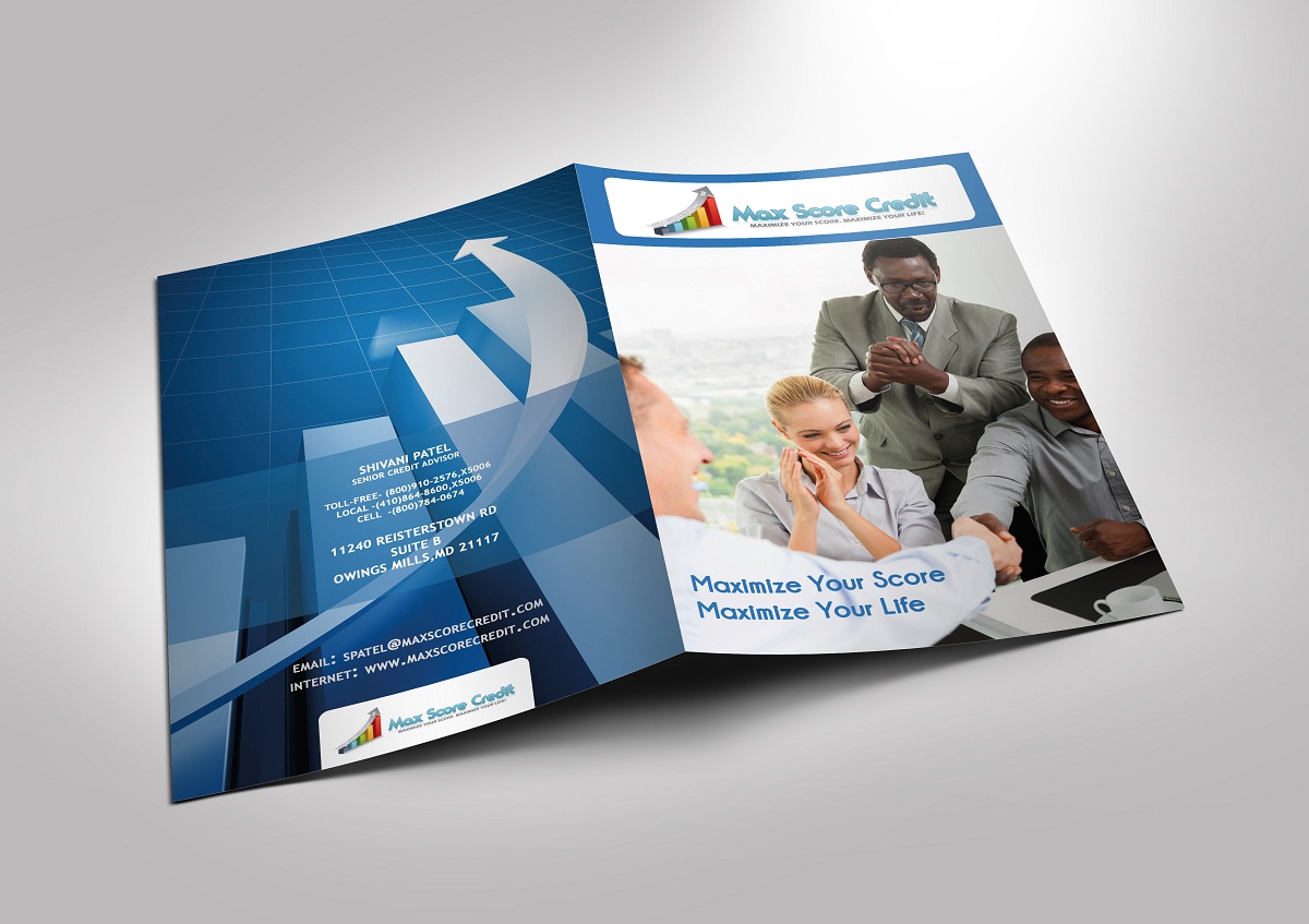 Brochure Design by Smart Line Adv for Max Score Credit LLC | Design #3623491