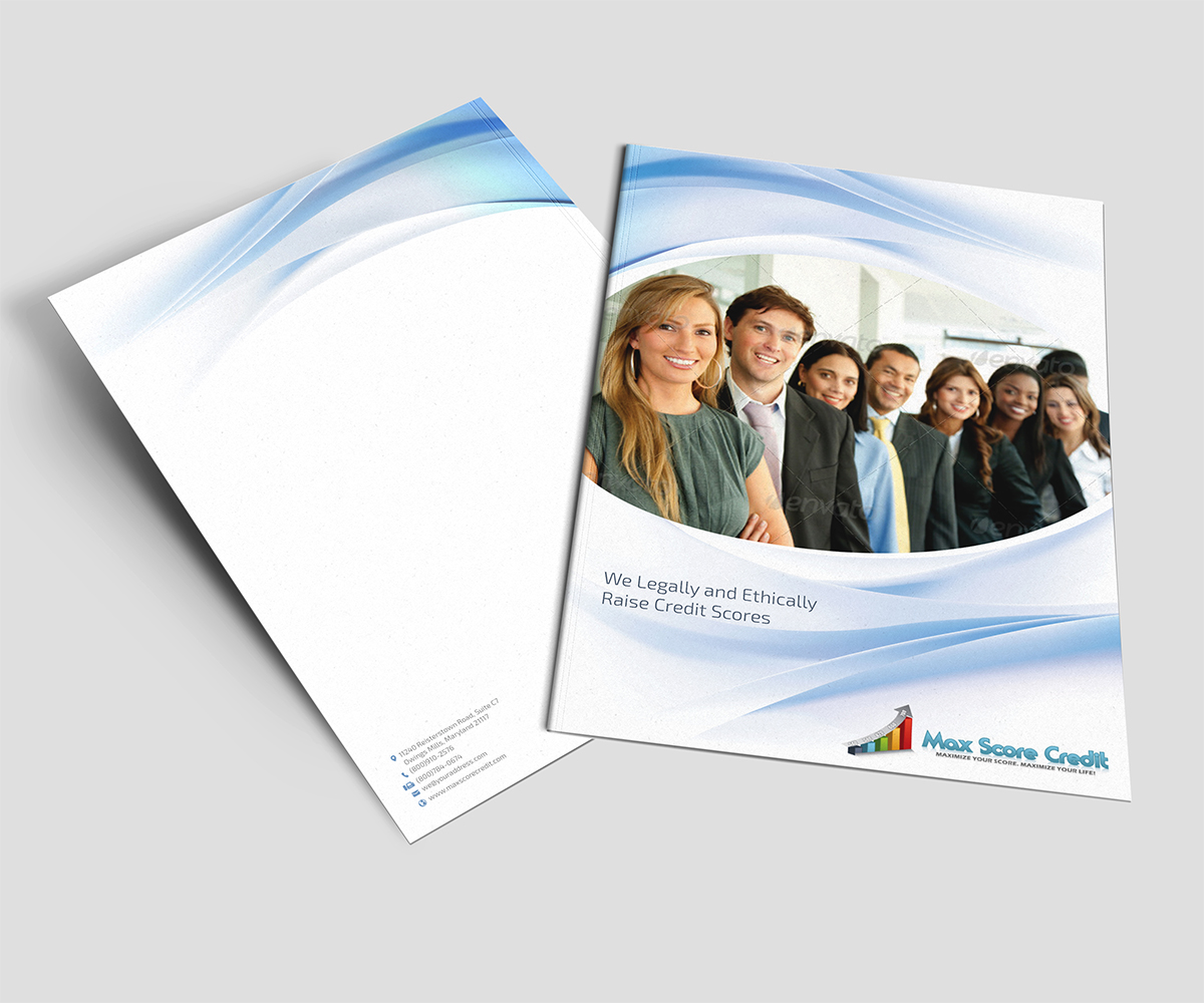 Brochure Design by Owtee-TheDreamer. for Max Score Credit LLC | Design #3604322