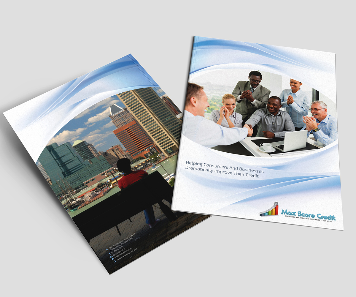 Broschüren-Design von Owtee-TheDreamer. für Max Score Credit LLC | Design #3606155