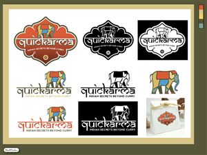 QUICKARMA - Indian Secrets Beyond Curry | Logo Design by WAkland