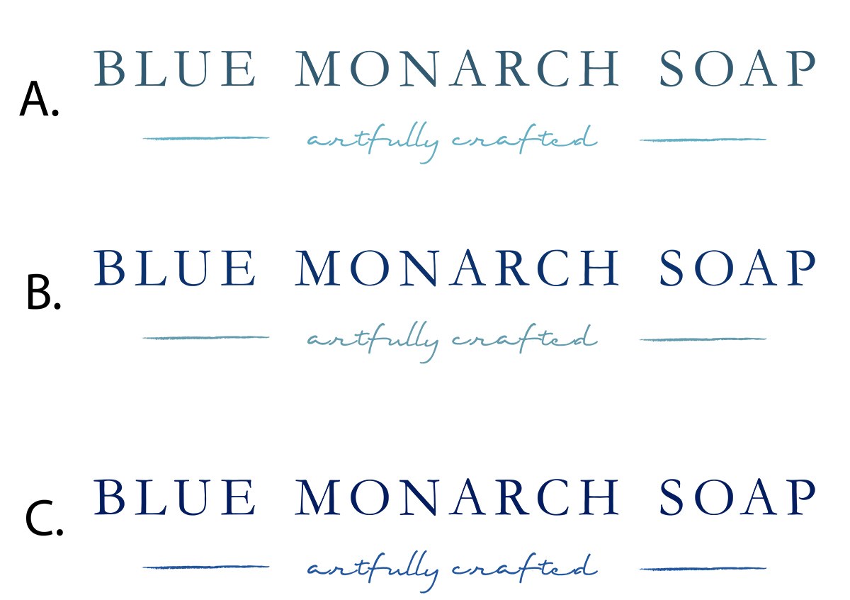 Logo Design by caitlynmcphee for Blue Monarch Soap | Design #3661646