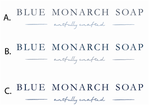 Logo Design by caitlynmcphee for Blue Monarch Soap | Design: #3661646