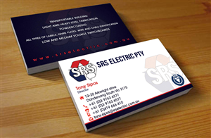 Business Card Design by Hardcore Design for Srs electric pty ltd | Design #3779614
