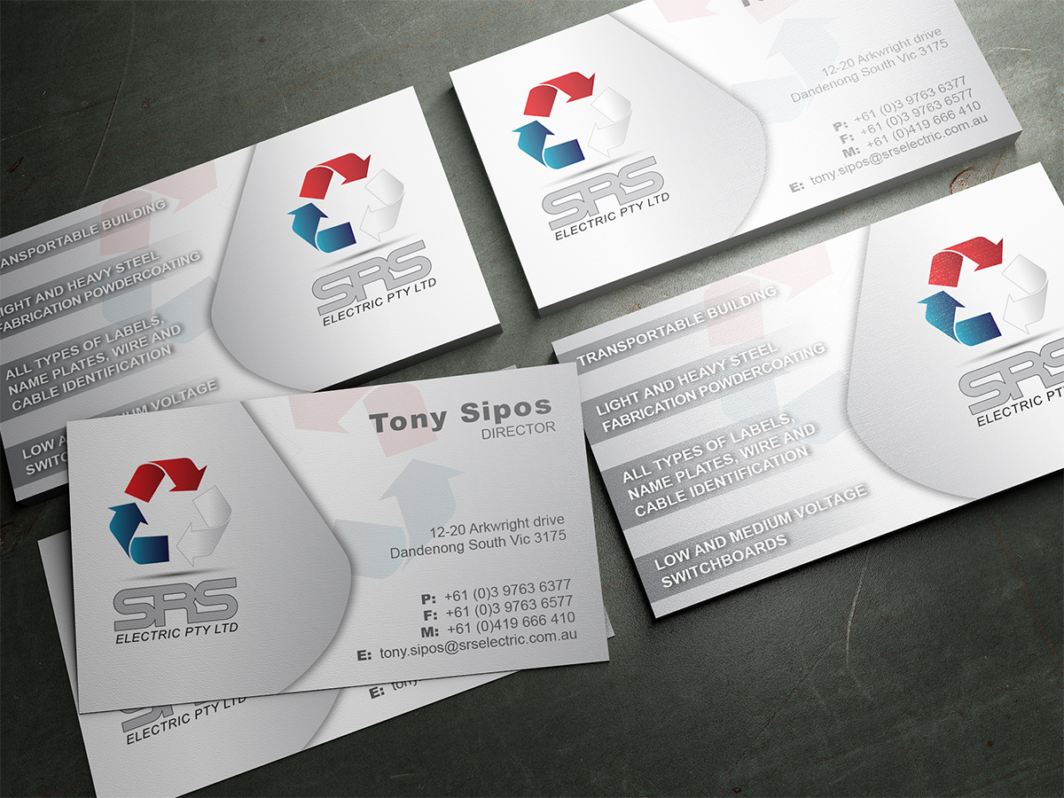Business Card Design by nsillustration for Srs electric pty ltd | Design #3625892