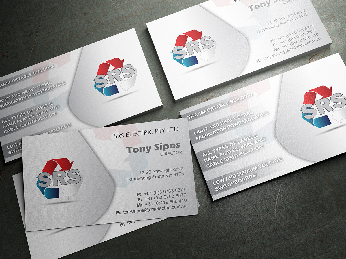 Business Card Design by nsillustration for Srs electric pty ltd | Design #3640907