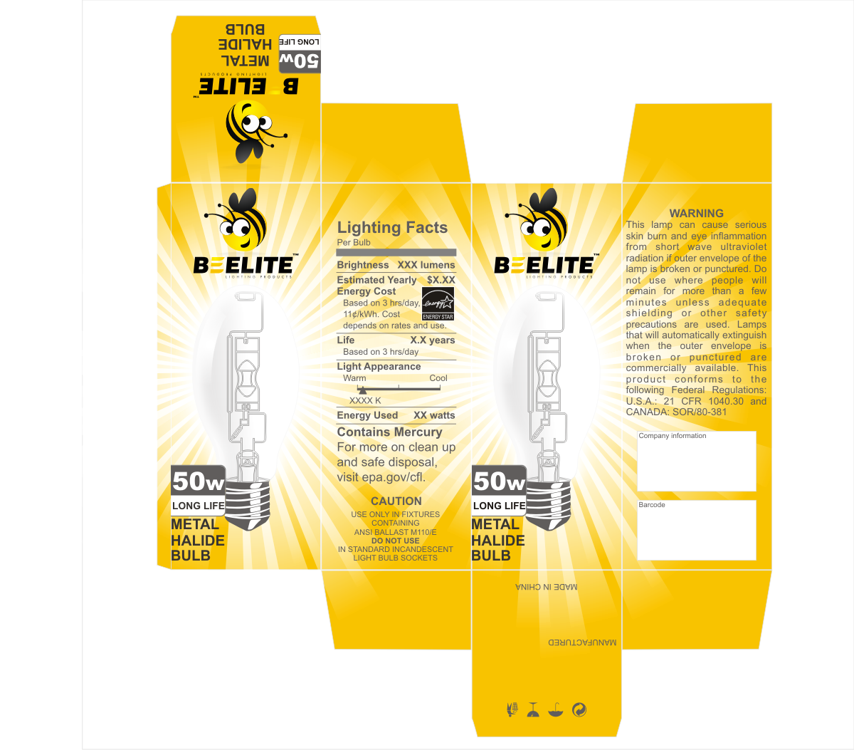 Packaging Design by Artissan for Beelite Bulb | Design #3698856