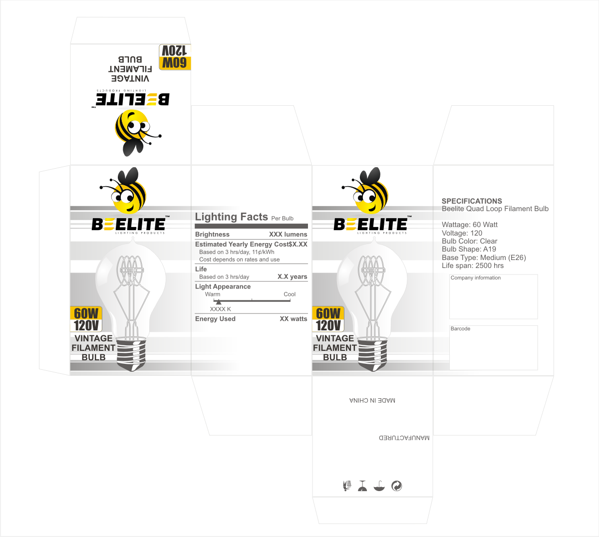 Design Emballage par Artissan pour Beelite Bulb | Design #3698862