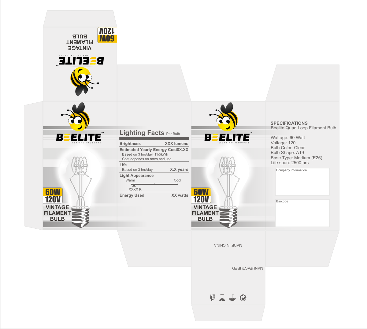 Design Emballage par Artissan pour Beelite Bulb | Design #3698868