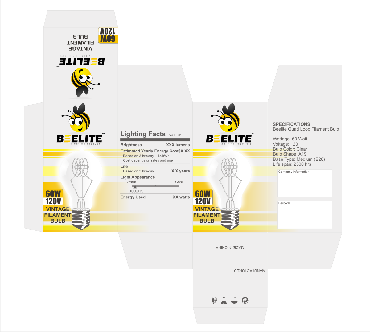 Design Emballage par Artissan pour Beelite Bulb | Design #3698876