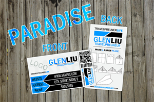 Business Card Design by Paradise for this project | Design #905967