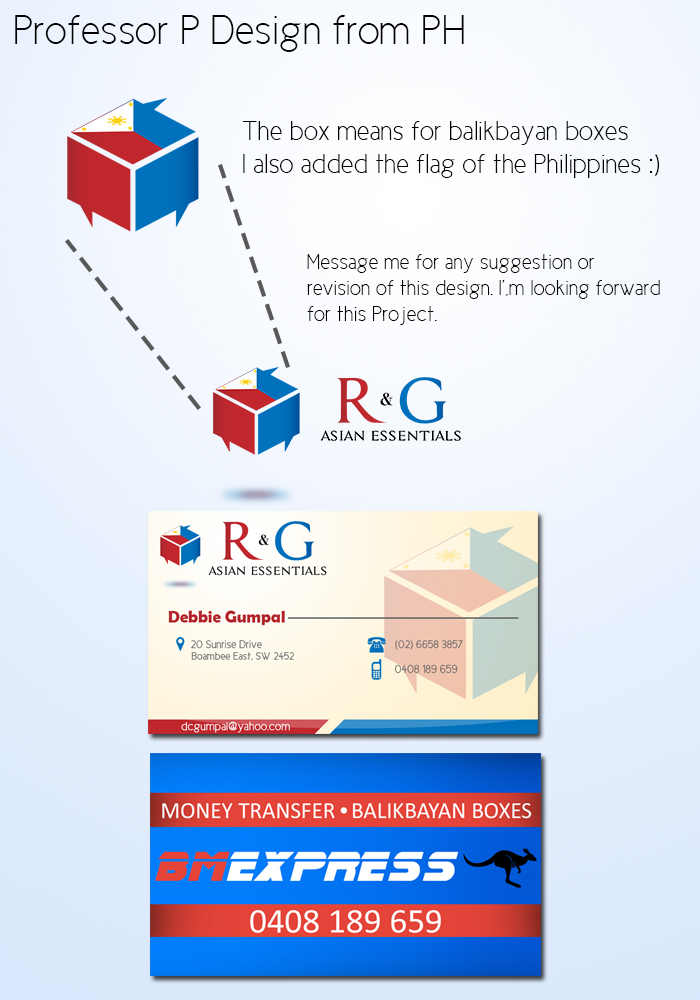 Diseño de Tarjeta de Presentación por Professor P para R & G Asian Essentials | Diseño #3712883